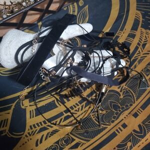 NWOT Velvet choker necklaces pack of 7